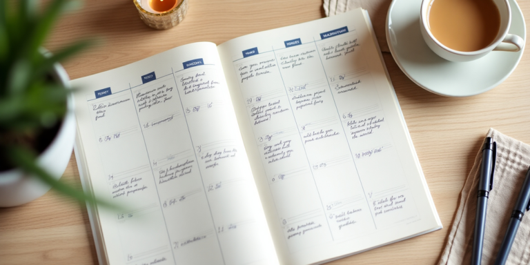 Diga Adeus ao Caos: Organize Sua Semana e Ganhe Paz