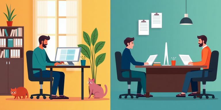 Trabalho remoto vs. presencial: como manter a disciplina e o foco