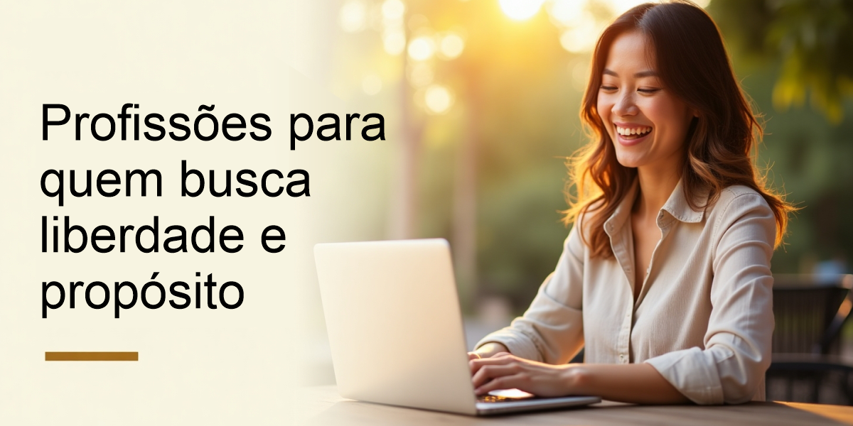 Profissões ideais para quem busca liberdade e propósito